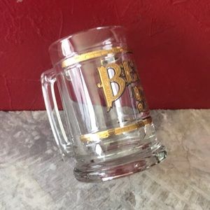 Vtg Culver Beer Mug with 22k gold